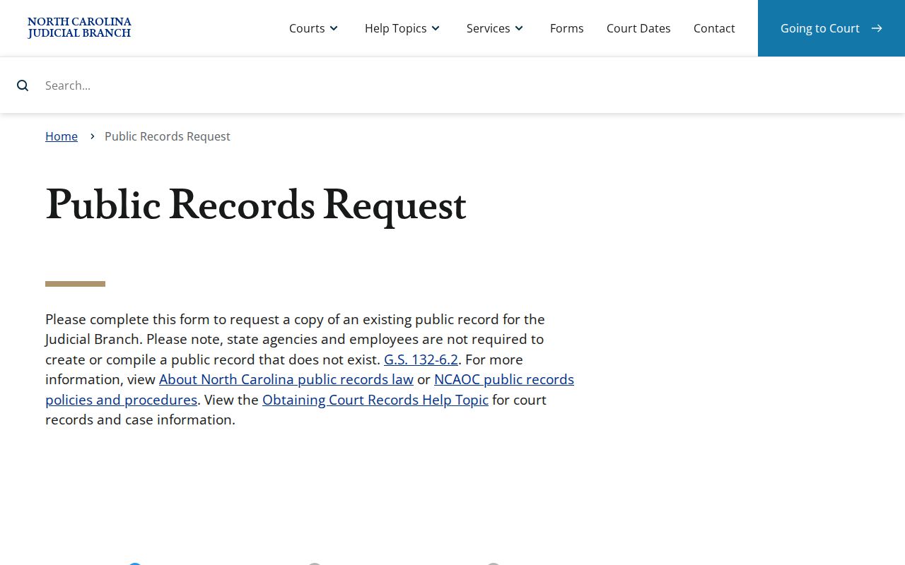 Transylvania court records NCAOC public records request form
