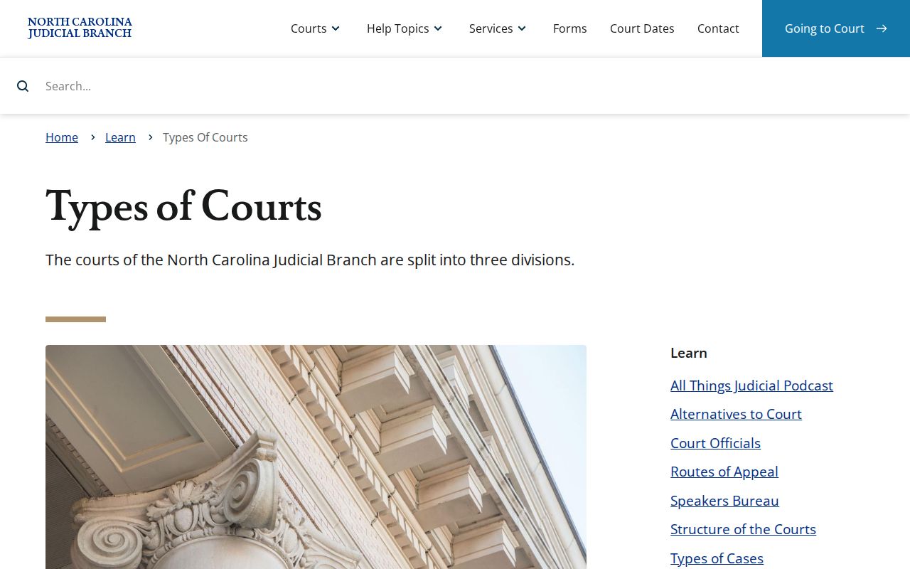 Transylvania County court docket North Carolina court hierarchy source